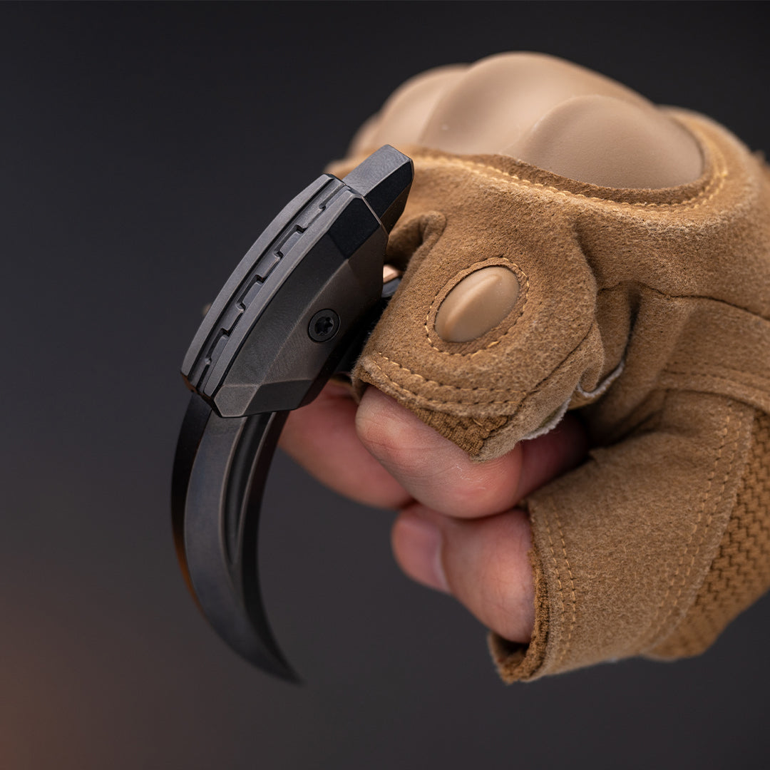 Cyberpunk Raptor Hand-Carved Titanium Claw