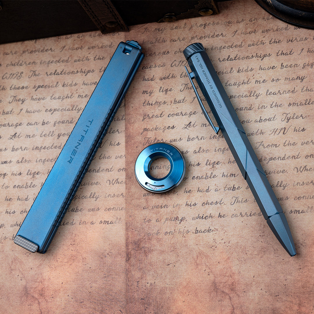 Titanium Anodized Blue Collection