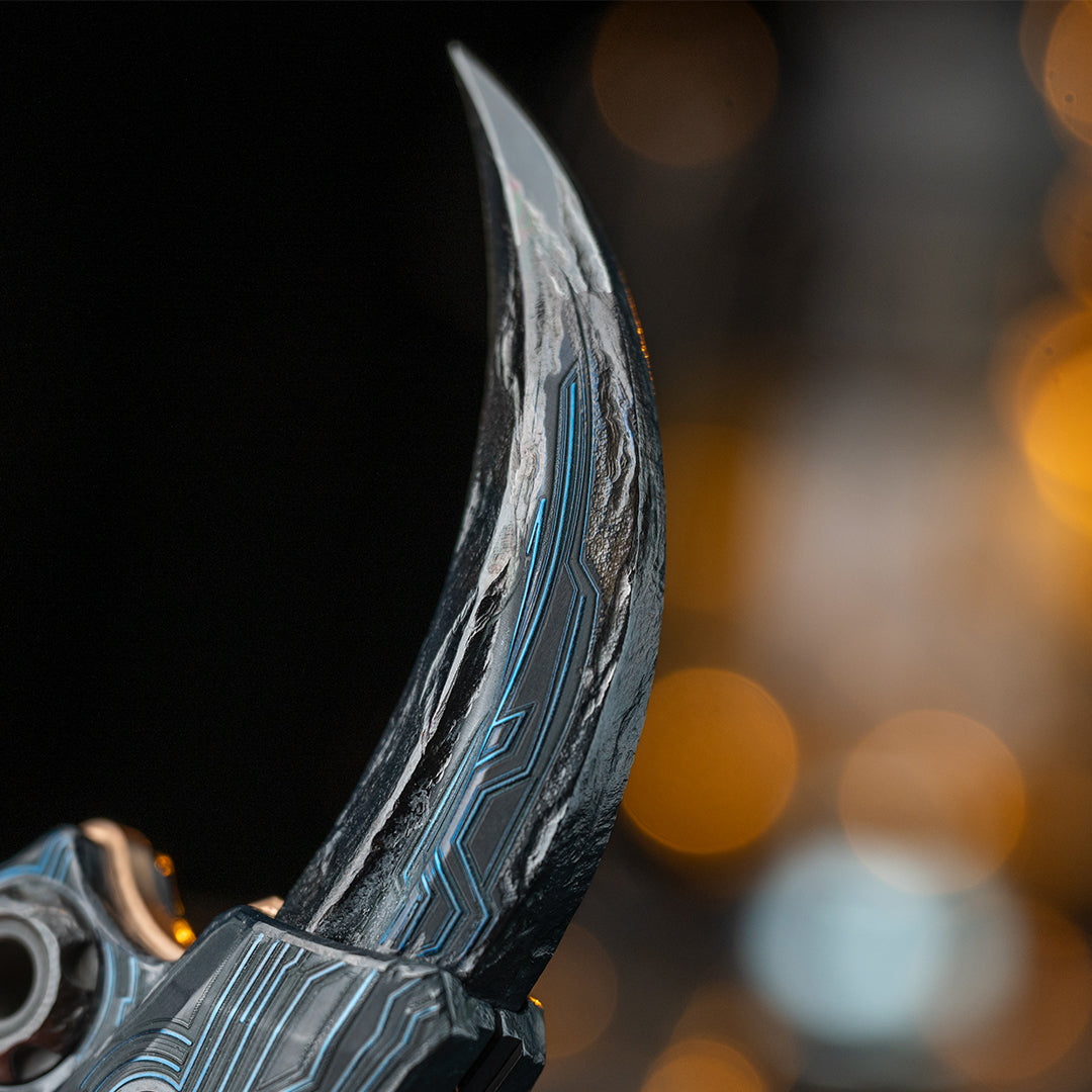 Cyberpunk Raptor Hand-Carved Titanium Claw