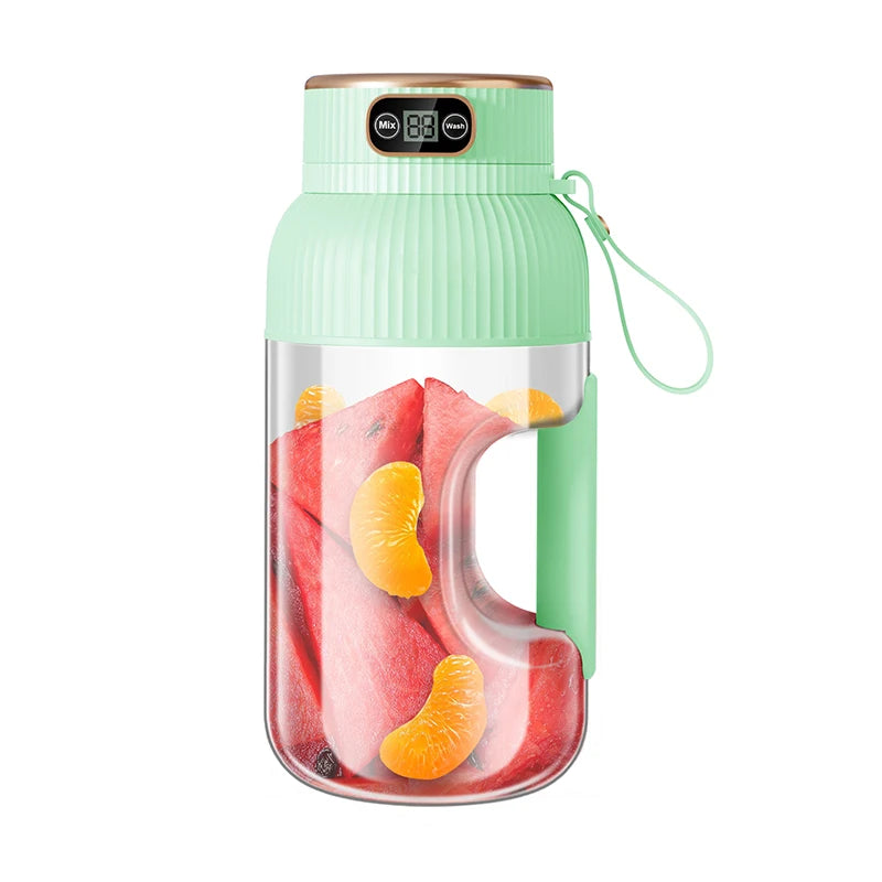 Portable Blender 1000ML – USB Rechargeable Mini Juicer for Smoothies & Shakes