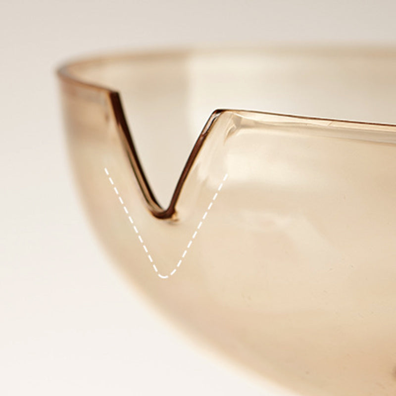 Bol à fruits transparent et durable