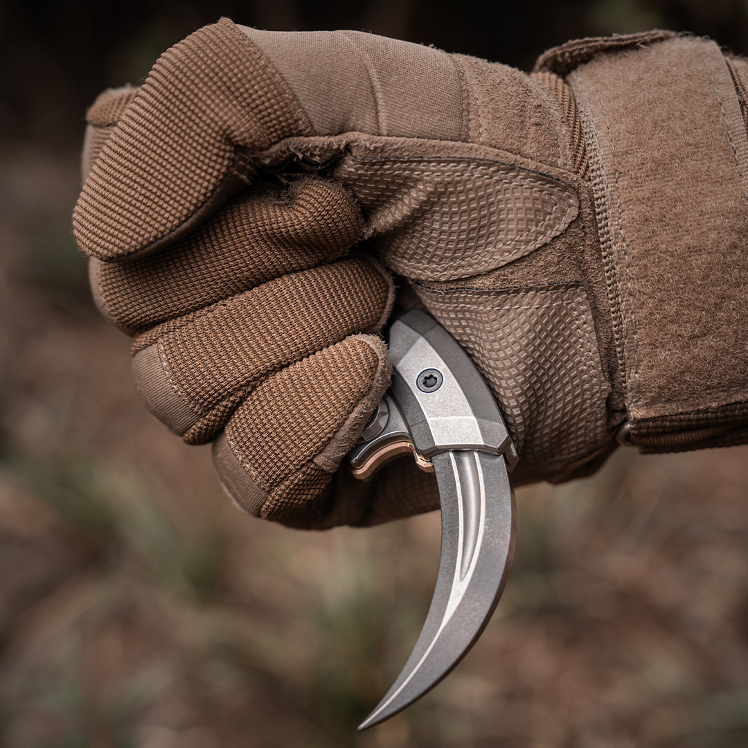 Cyberpunk Raptor Hand-Carved Titanium Claw