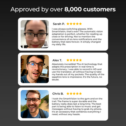 Optivance™ AI-Powered Adaptive Glasses