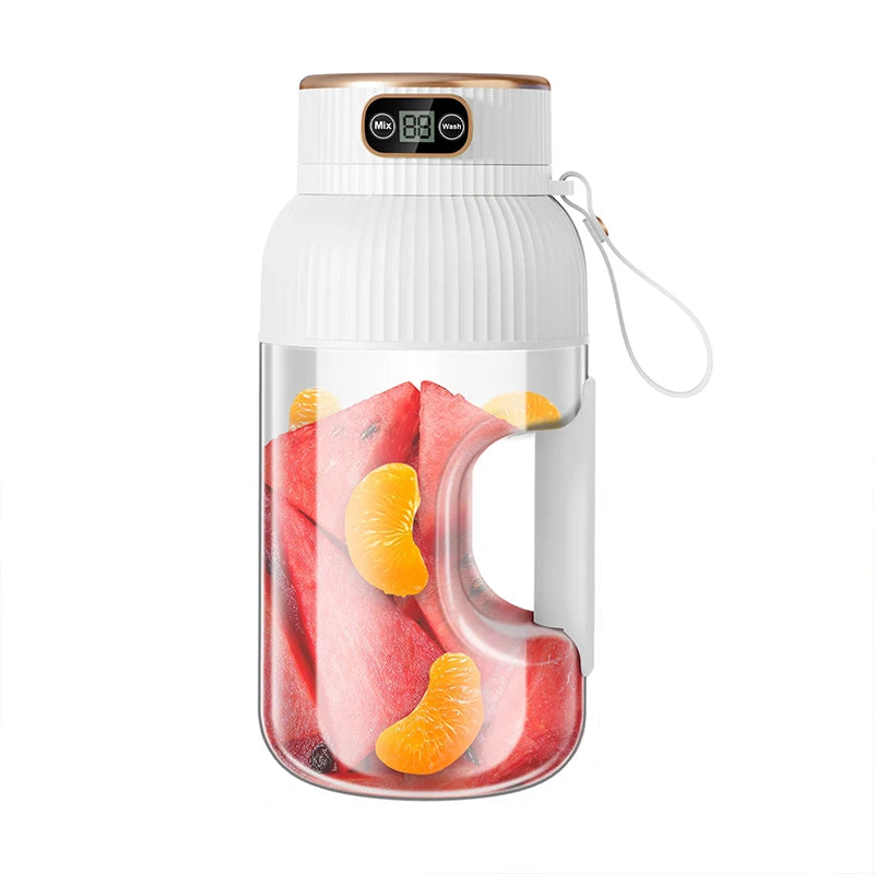 Portable Blender 1000ML – USB Rechargeable Mini Juicer for Smoothies &amp; Shakes