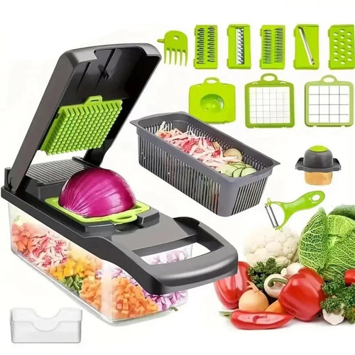 8-Blade Vegetable Chopper – Fast Kitchen Food Prep