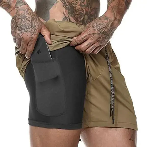Short De Sport 2 En 1 Personnalisable