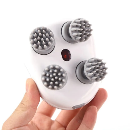 Electric Cat Massager Head Massager Health Care Relax Shoulder Neck Deep Tissue Scalp Kneading Vibrating Device Pet Supplies