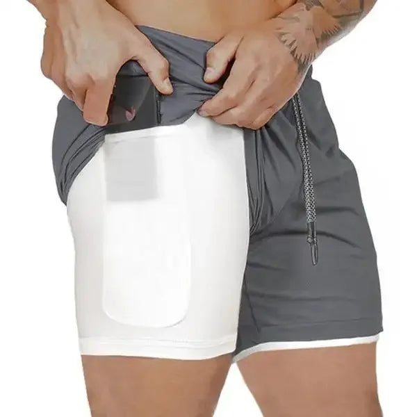 Short De Sport 2 En 1 Personnalisable