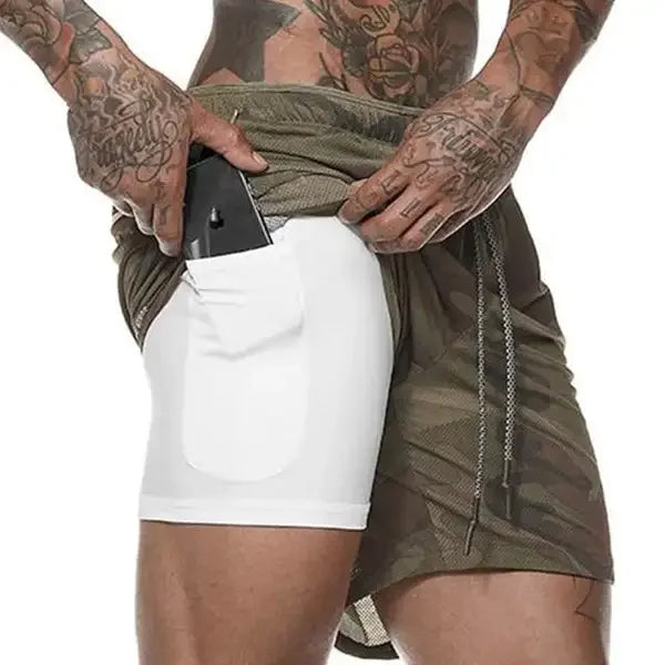 Short De Sport 2 En 1 Personnalisable