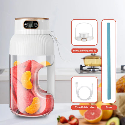 Portable Blender 1000ML – USB Rechargeable Mini Juicer for Smoothies &amp; Shakes