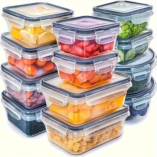 8-Piece Airtight Food Storage Container Set with Locking Lids – BPA-Free