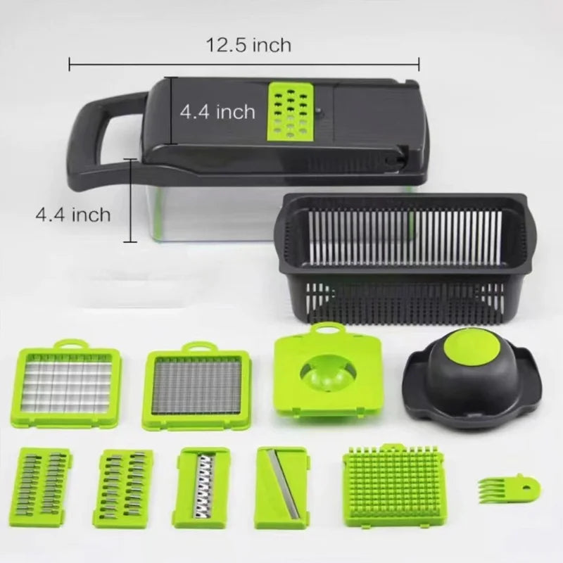 8-Blade Vegetable Chopper – Fast Kitchen Food Prep