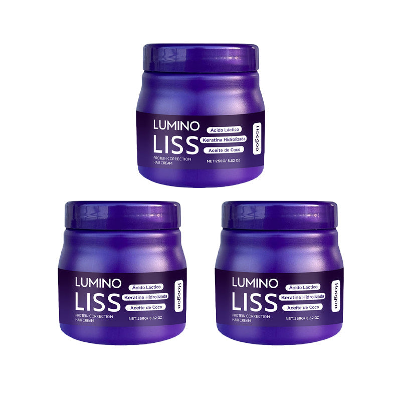 Crème protéinée nourrissante pour cheveux lisses longue durée