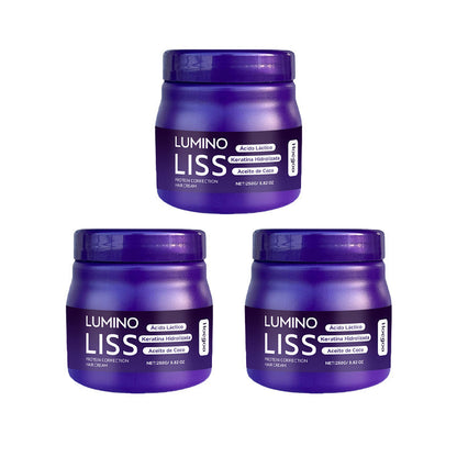 Crème protéinée nourrissante pour cheveux lisses longue durée