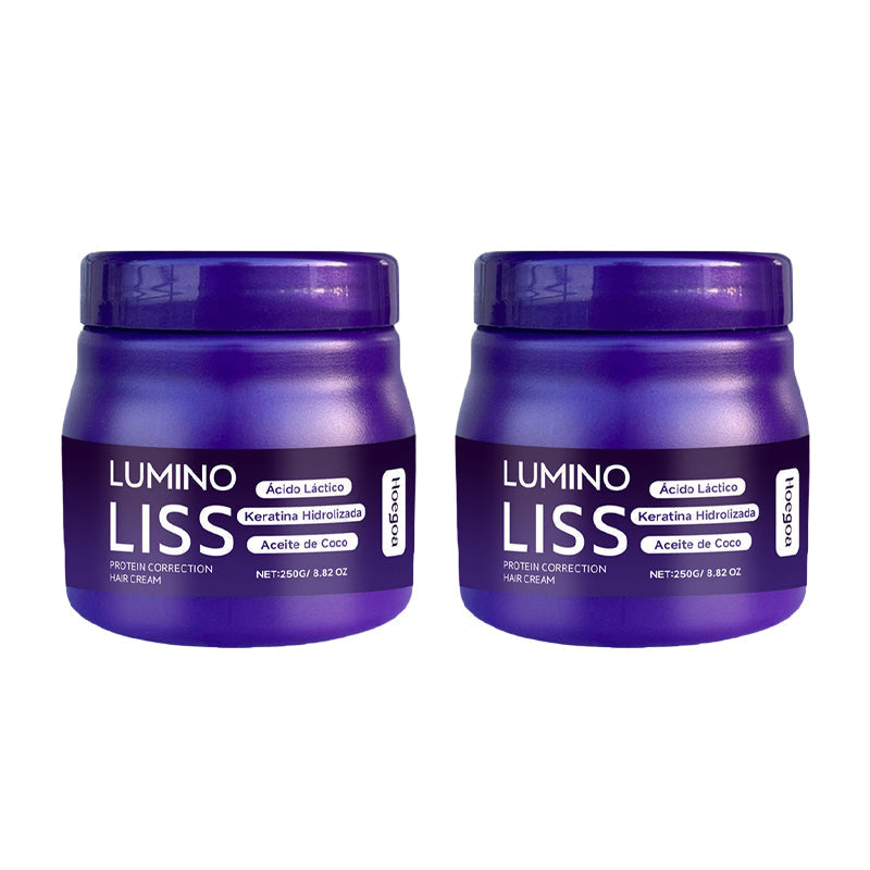 Crème protéinée nourrissante pour cheveux lisses longue durée