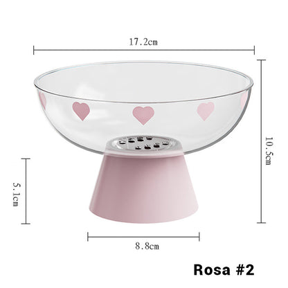 Bol à fruits transparent et durable